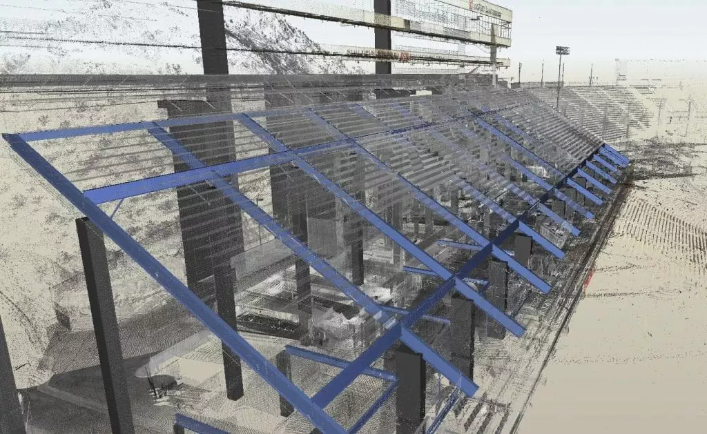 3d scan of ASU stadium