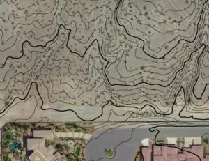 Darling Geomatics creates topographic maps with high res orthorectified color photo and contours