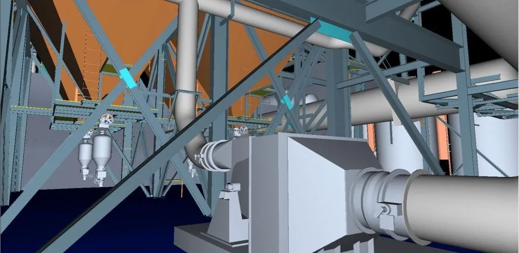final model boiler area detail 3d scan detail of a model boiler area