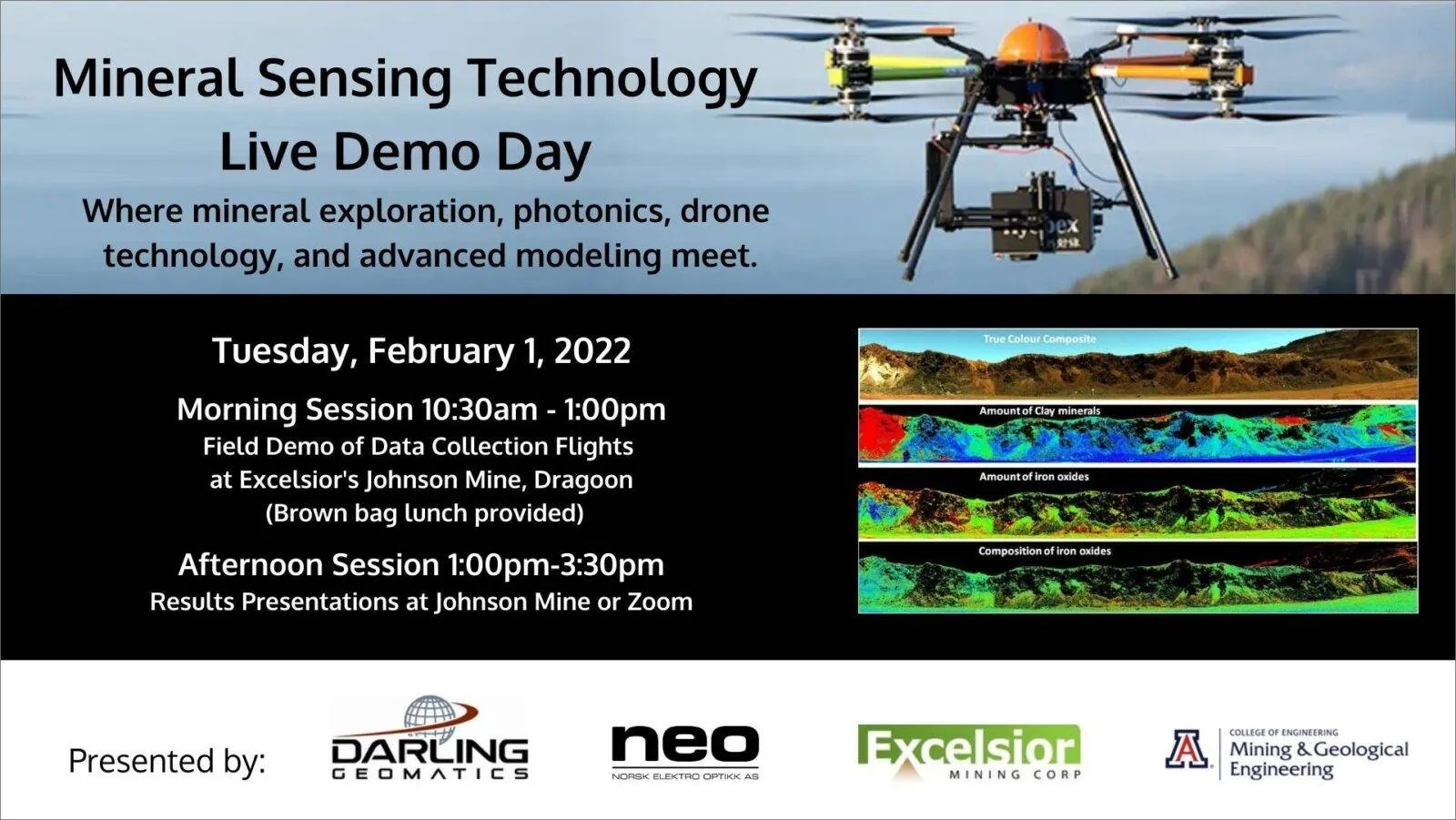 Mineral Sensing Demo Day (web) v220125 Feb 1 2022 Mineral Sensing Demo Day